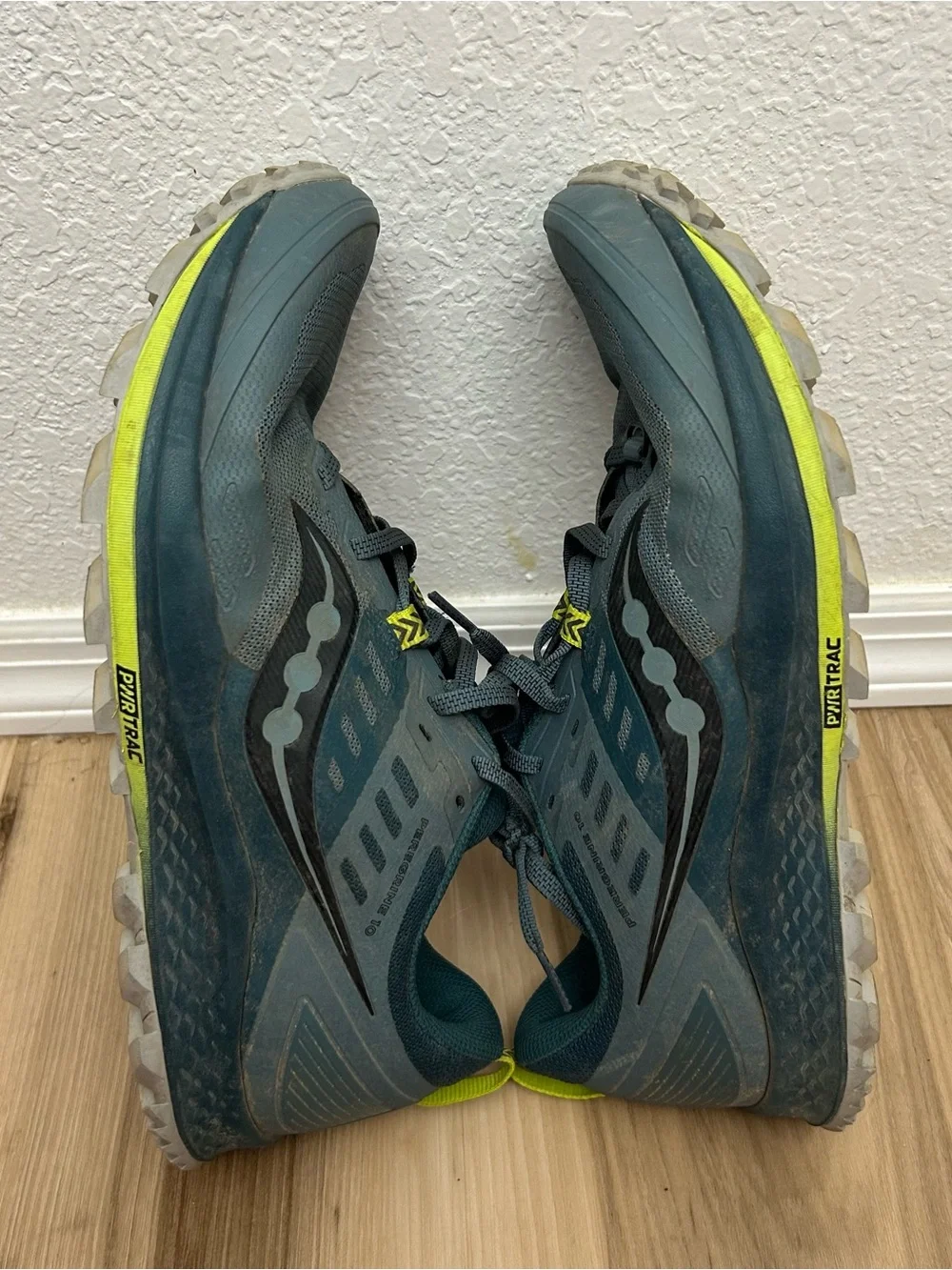 Saucony Peregrine 10 Men’s trail running shoes steel gray Size 10
